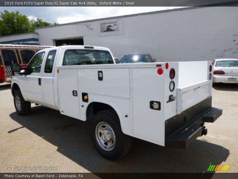 Oxford White / Steel 2015 Ford F350 Super Duty XL Super Cab 4x4 Utility