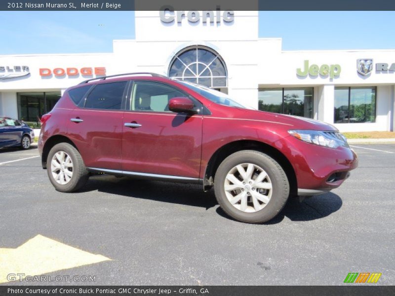 Merlot / Beige 2012 Nissan Murano SL