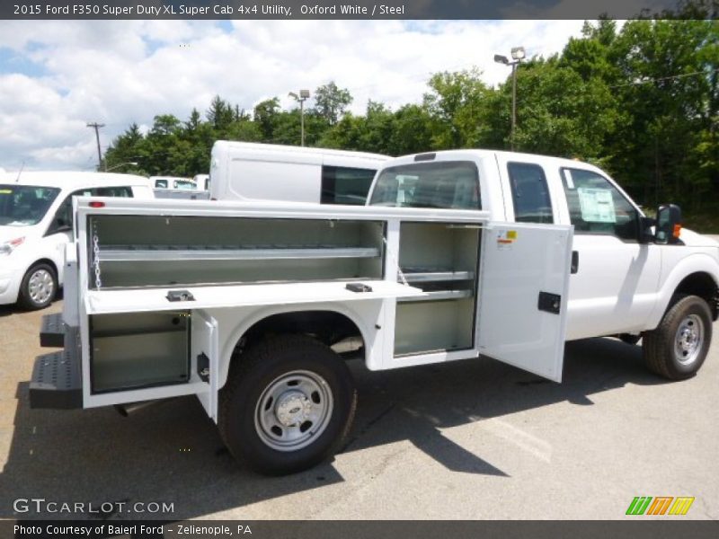 Oxford White / Steel 2015 Ford F350 Super Duty XL Super Cab 4x4 Utility