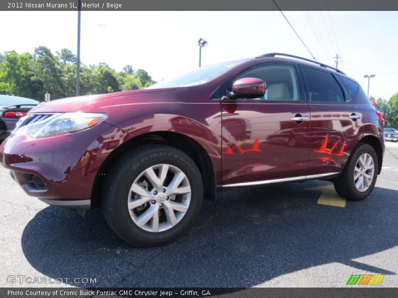 Merlot / Beige 2012 Nissan Murano SL