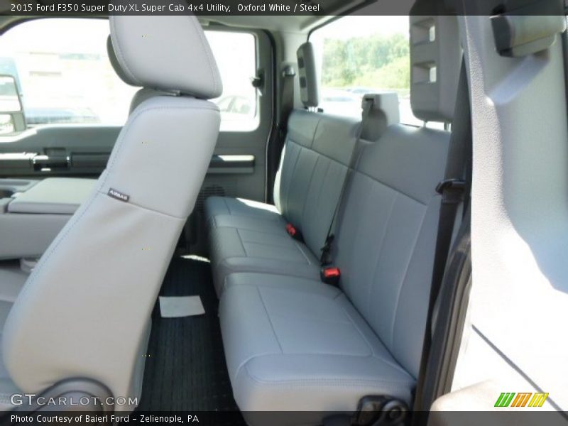 Oxford White / Steel 2015 Ford F350 Super Duty XL Super Cab 4x4 Utility
