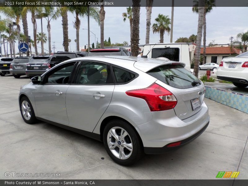 Ingot Silver / Charcoal Black 2013 Ford Focus SE Hatchback