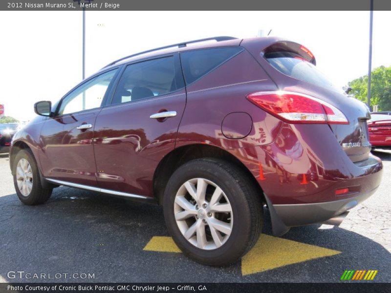 Merlot / Beige 2012 Nissan Murano SL