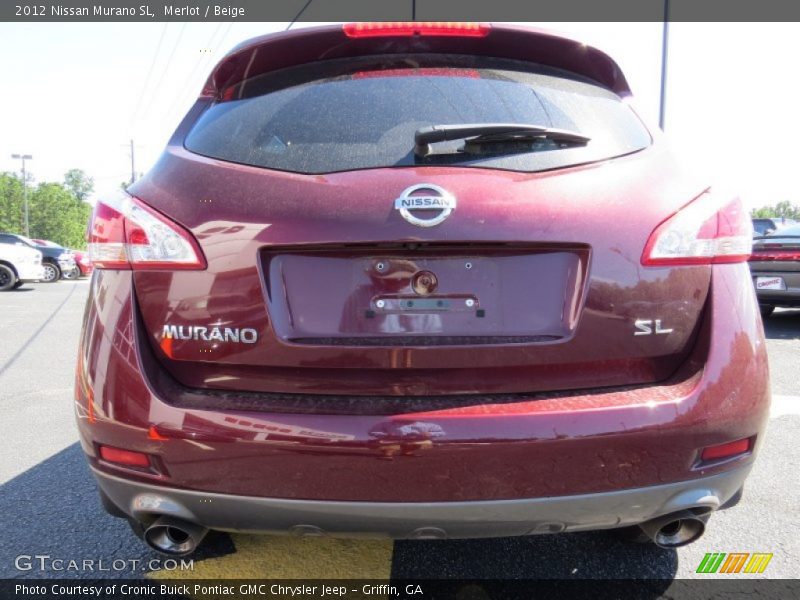 Merlot / Beige 2012 Nissan Murano SL