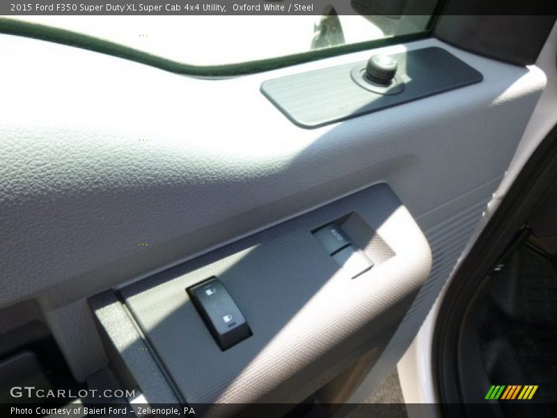 Oxford White / Steel 2015 Ford F350 Super Duty XL Super Cab 4x4 Utility