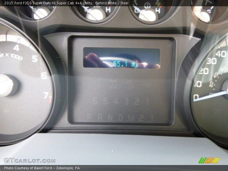 Oxford White / Steel 2015 Ford F350 Super Duty XL Super Cab 4x4 Utility