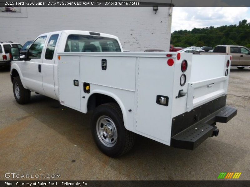 Oxford White / Steel 2015 Ford F350 Super Duty XL Super Cab 4x4 Utility