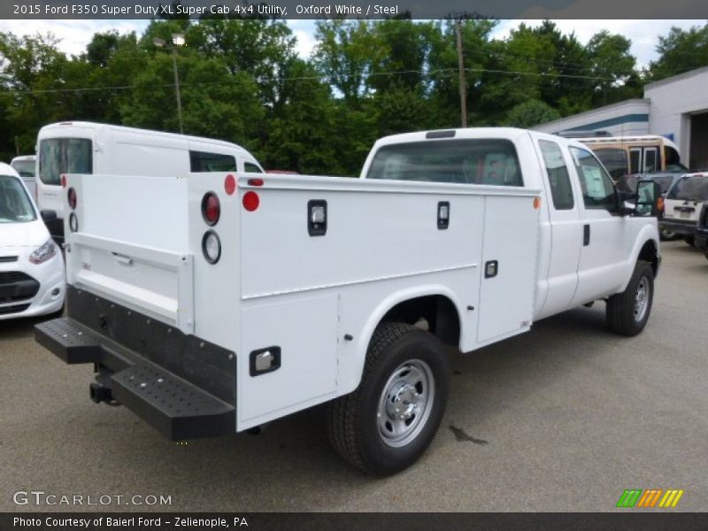 Oxford White / Steel 2015 Ford F350 Super Duty XL Super Cab 4x4 Utility