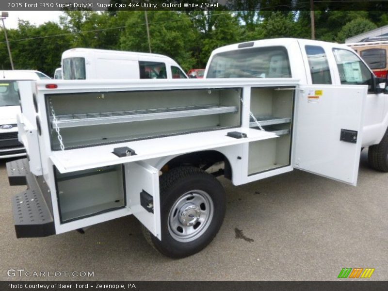 Oxford White / Steel 2015 Ford F350 Super Duty XL Super Cab 4x4 Utility