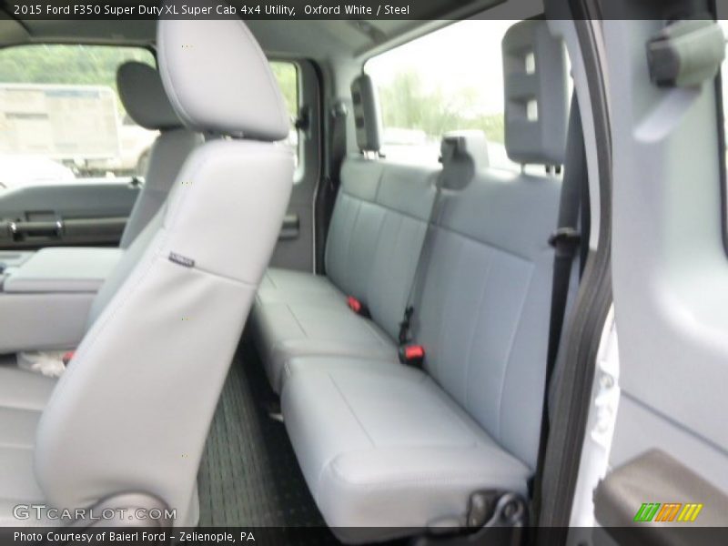 Oxford White / Steel 2015 Ford F350 Super Duty XL Super Cab 4x4 Utility