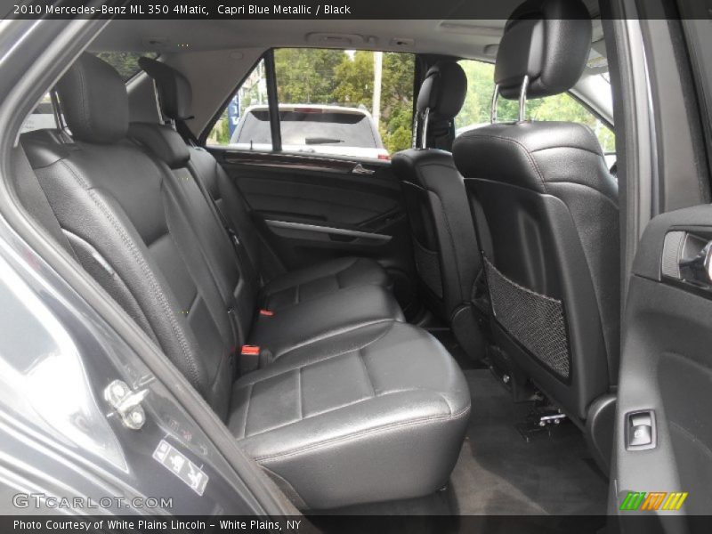 Capri Blue Metallic / Black 2010 Mercedes-Benz ML 350 4Matic