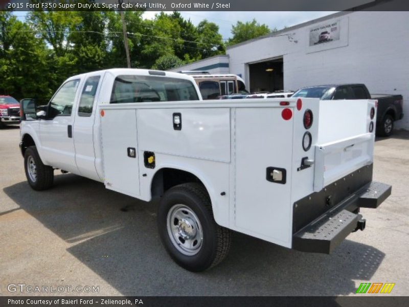Oxford White / Steel 2015 Ford F350 Super Duty XL Super Cab 4x4 Utility