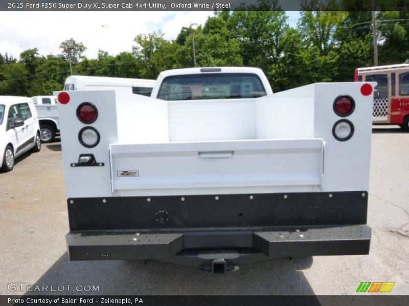 Oxford White / Steel 2015 Ford F350 Super Duty XL Super Cab 4x4 Utility