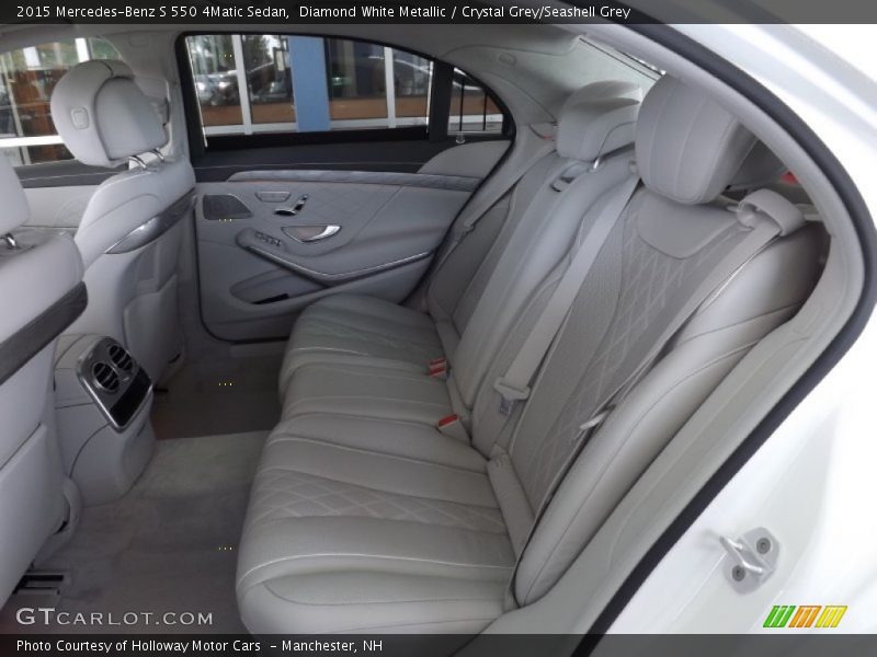 Rear Seat of 2015 S 550 4Matic Sedan