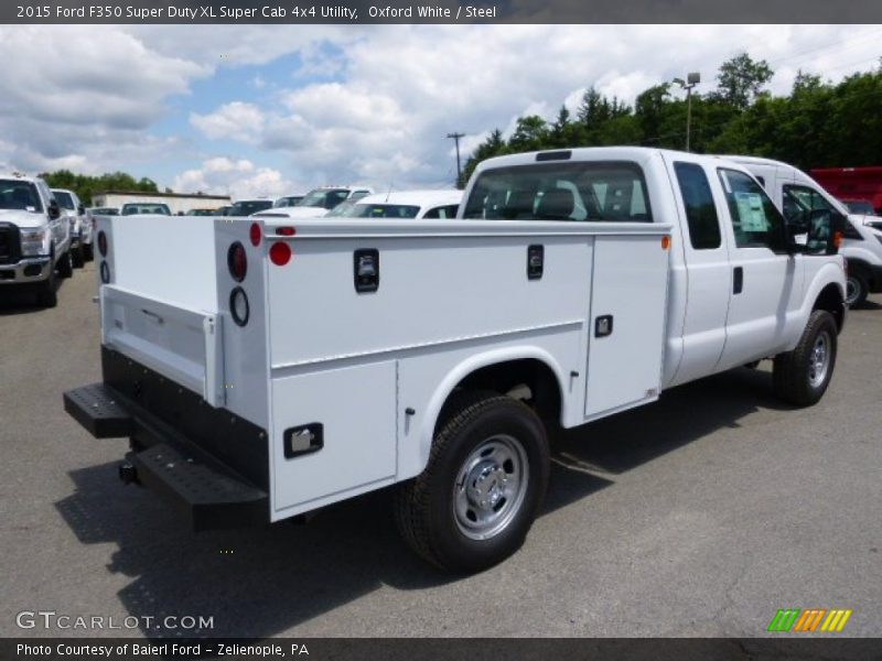 Oxford White / Steel 2015 Ford F350 Super Duty XL Super Cab 4x4 Utility