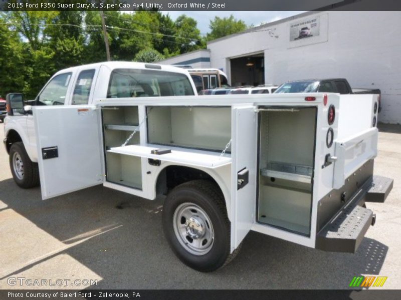 Oxford White / Steel 2015 Ford F350 Super Duty XL Super Cab 4x4 Utility