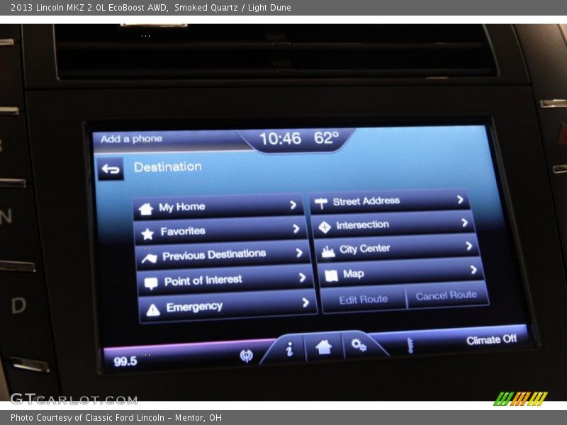Smoked Quartz / Light Dune 2013 Lincoln MKZ 2.0L EcoBoost AWD
