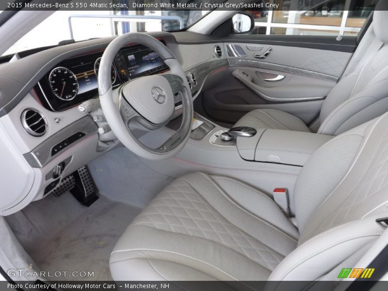 Crystal Grey/Seashell Grey Interior - 2015 S 550 4Matic Sedan 