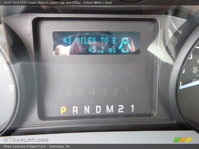 Oxford White / Steel 2015 Ford F350 Super Duty XL Super Cab 4x4 Utility