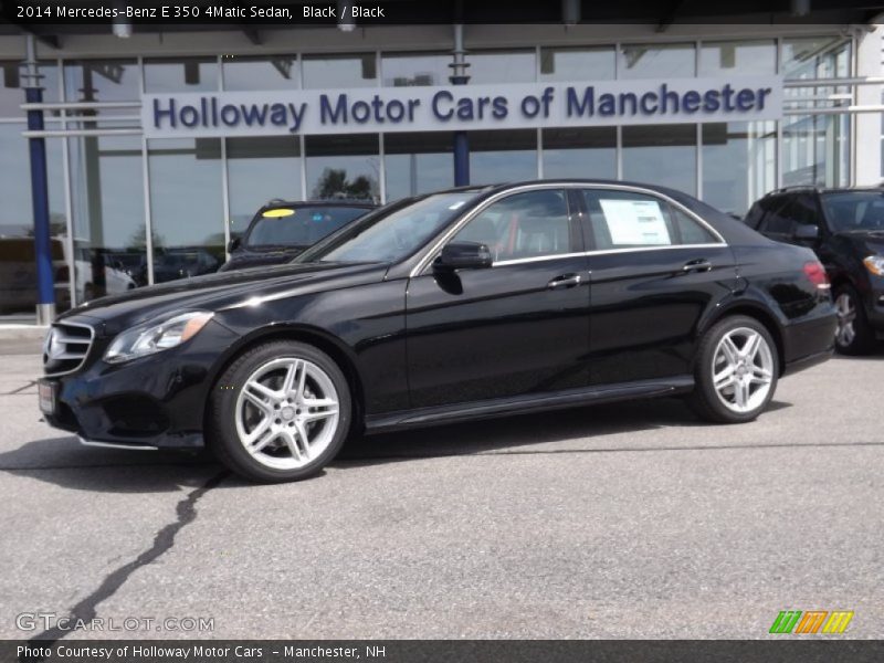 Black / Black 2014 Mercedes-Benz E 350 4Matic Sedan