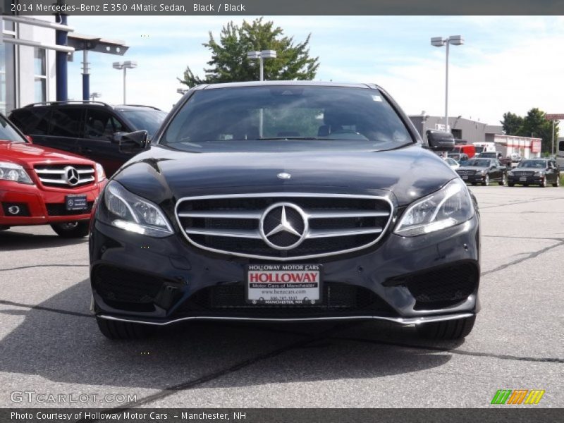 Black / Black 2014 Mercedes-Benz E 350 4Matic Sedan