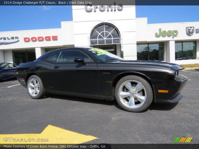 Black / Dark Slate Gray 2014 Dodge Challenger R/T Classic