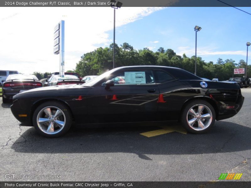 Black / Dark Slate Gray 2014 Dodge Challenger R/T Classic