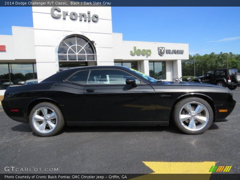 Black / Dark Slate Gray 2014 Dodge Challenger R/T Classic