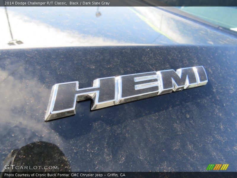 Black / Dark Slate Gray 2014 Dodge Challenger R/T Classic