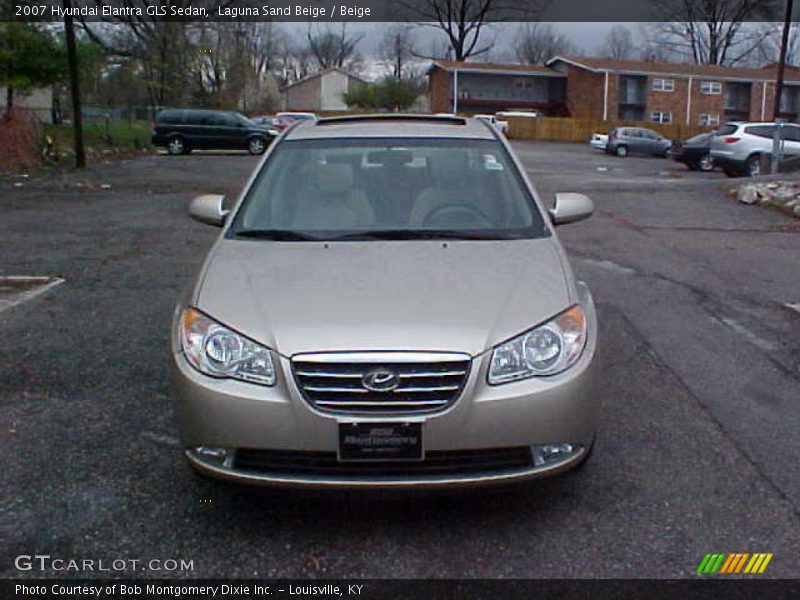 Laguna Sand Beige / Beige 2007 Hyundai Elantra GLS Sedan