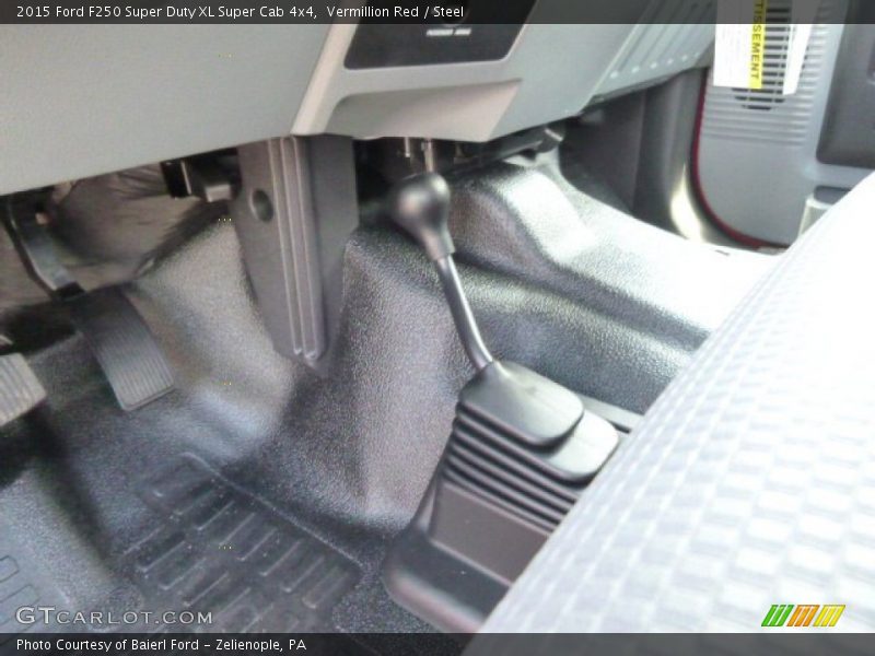 Vermillion Red / Steel 2015 Ford F250 Super Duty XL Super Cab 4x4