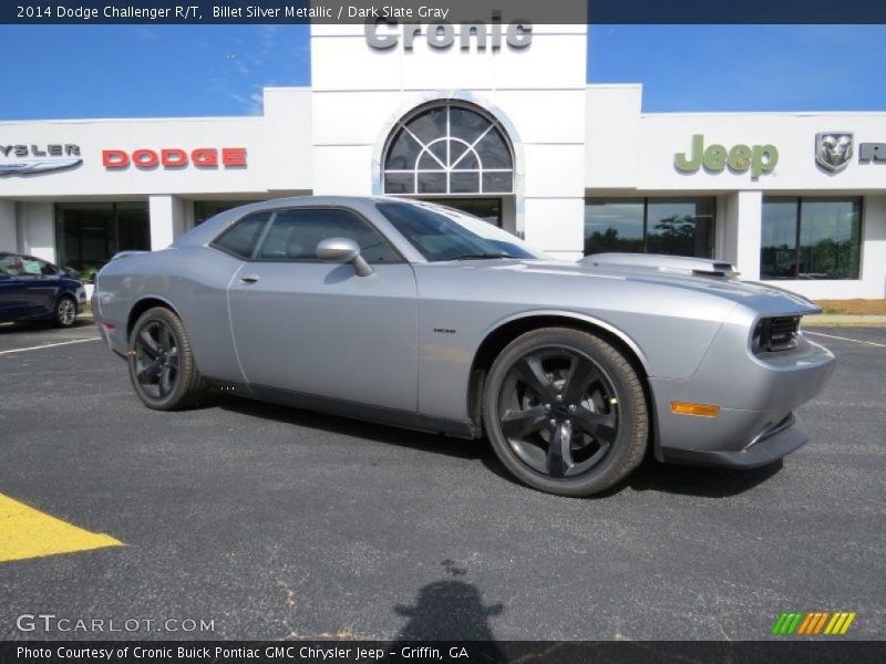 Billet Silver Metallic / Dark Slate Gray 2014 Dodge Challenger R/T