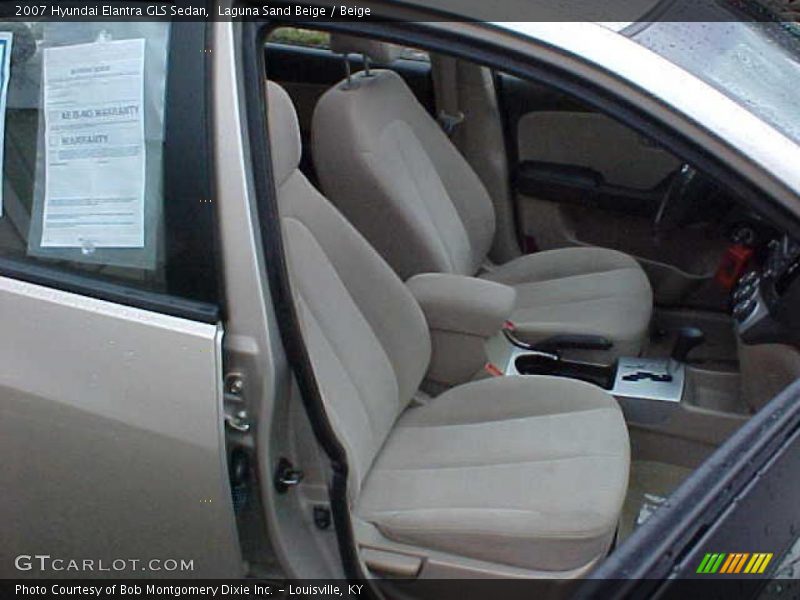 Laguna Sand Beige / Beige 2007 Hyundai Elantra GLS Sedan