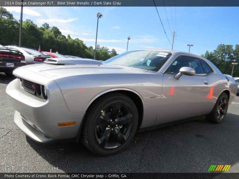 Billet Silver Metallic / Dark Slate Gray 2014 Dodge Challenger R/T