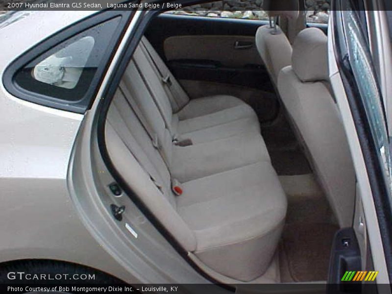 Laguna Sand Beige / Beige 2007 Hyundai Elantra GLS Sedan