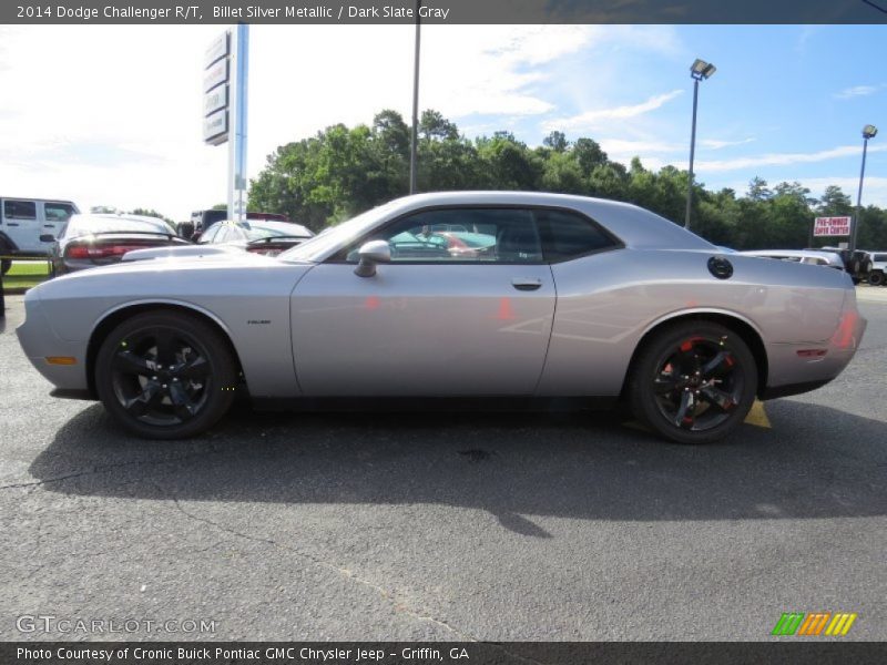 Billet Silver Metallic / Dark Slate Gray 2014 Dodge Challenger R/T