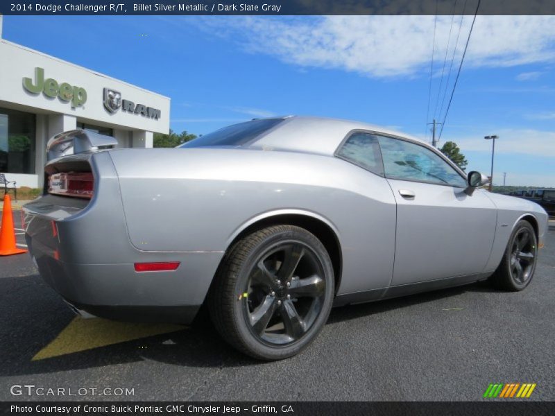 Billet Silver Metallic / Dark Slate Gray 2014 Dodge Challenger R/T
