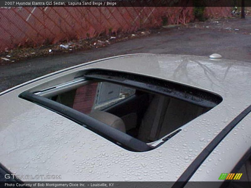 Laguna Sand Beige / Beige 2007 Hyundai Elantra GLS Sedan