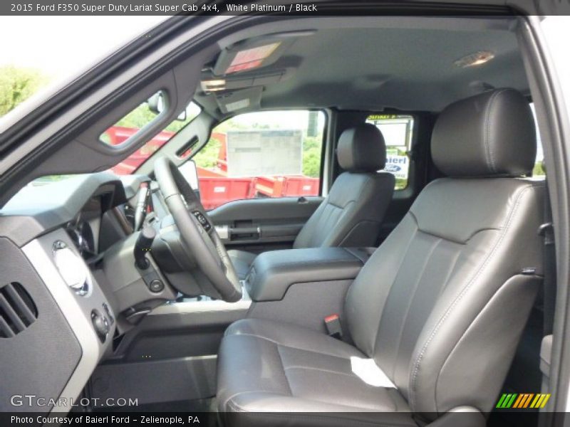 Front Seat of 2015 F350 Super Duty Lariat Super Cab 4x4