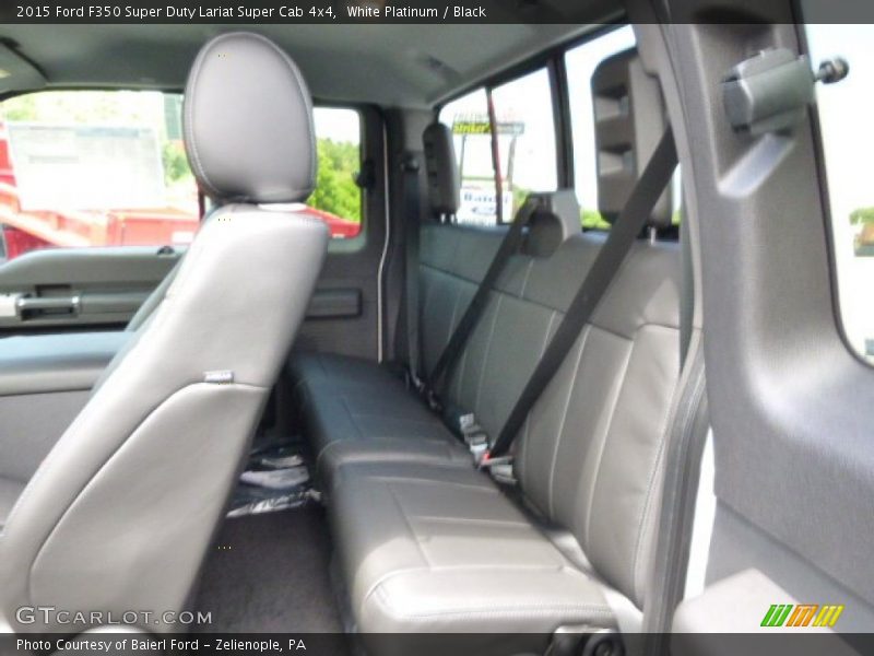 Rear Seat of 2015 F350 Super Duty Lariat Super Cab 4x4