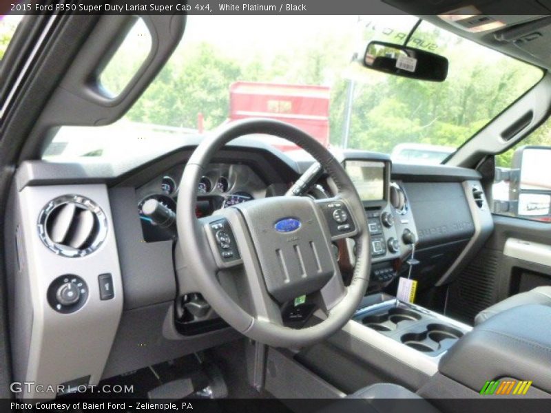Dashboard of 2015 F350 Super Duty Lariat Super Cab 4x4