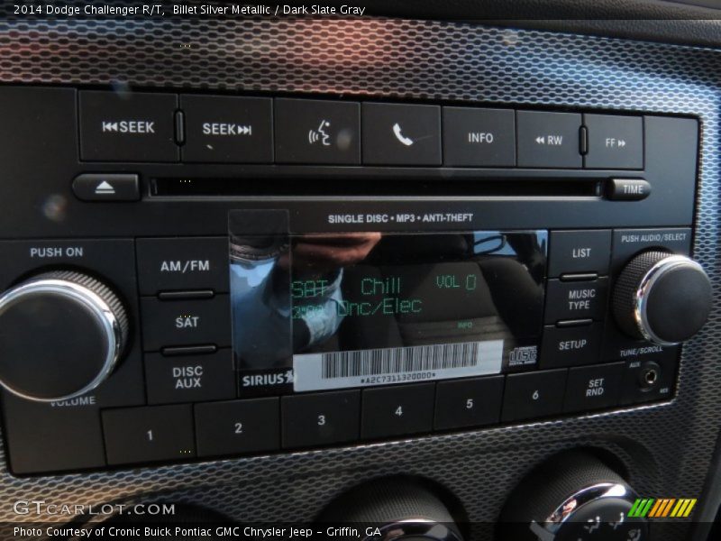Billet Silver Metallic / Dark Slate Gray 2014 Dodge Challenger R/T