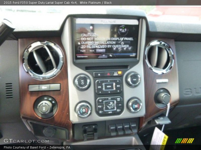 Controls of 2015 F350 Super Duty Lariat Super Cab 4x4