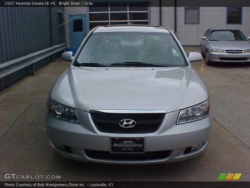 Bright Silver / Gray 2007 Hyundai Sonata SE V6