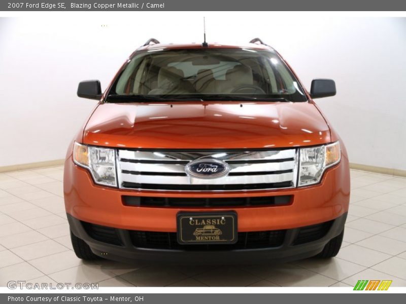 Blazing Copper Metallic / Camel 2007 Ford Edge SE