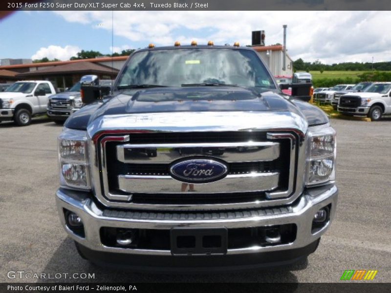 Tuxedo Black / Steel 2015 Ford F250 Super Duty XLT Super Cab 4x4