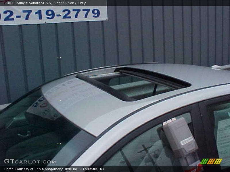 Bright Silver / Gray 2007 Hyundai Sonata SE V6