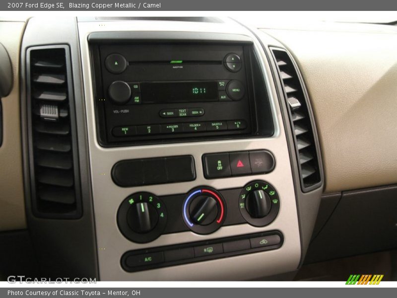 Blazing Copper Metallic / Camel 2007 Ford Edge SE