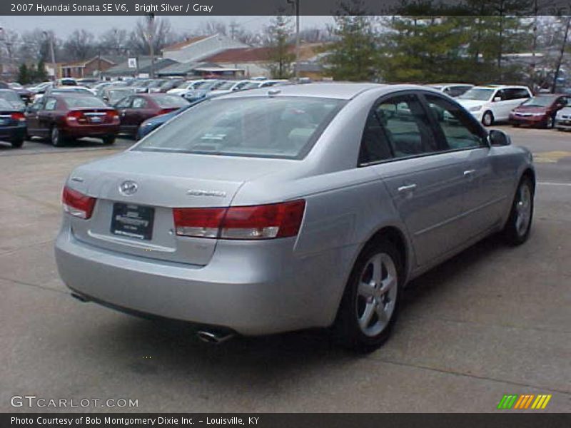 Bright Silver / Gray 2007 Hyundai Sonata SE V6