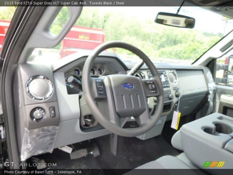 Tuxedo Black / Steel 2015 Ford F250 Super Duty XLT Super Cab 4x4